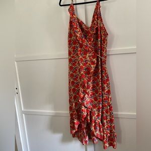 Shein wrap around sexy flower dress. Never worn. Brand new